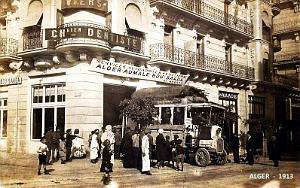 ALGER - DEPART LIGNE ALGER-AUMALE-BOU-SAADA - 1913 